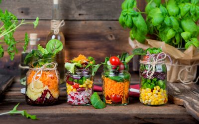 Bunte Schichten im Glas – Shake Salad